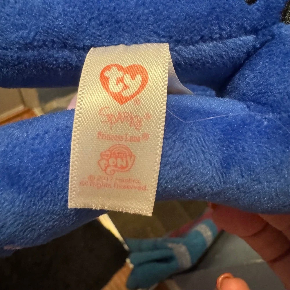 Ty My Little Pony Plush Lot 3pc Princess Luna Rainbow Dash Sea‎ Pony Sparkle